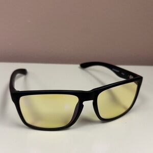 Gunnar Intercept Black Onyx Reading Gaming  Glasses w/ Amber Tinted Lenses